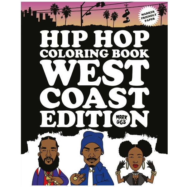 Ausmalbuch "Hip Hop Coloring Book" - West Coast Edition