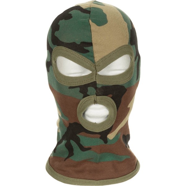 Maske "Balaclava - 3 Loch (dünn)" - Woodland