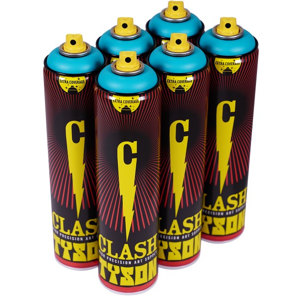 Clash Paint "Tyson One Color Sixpack - Aladdin" (6x600ml)