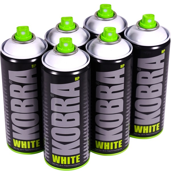 Kobra "New HP Sixpack White 001" (400ml)