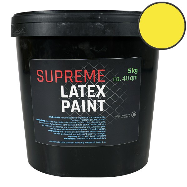 Supreme "Latex Paint" 5kg Yellow
