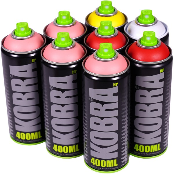 Kobra "New HP 8er Set - Candy Flash Tones" (8x400ml)