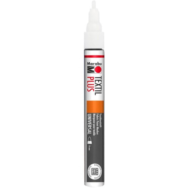 Marabu Textilmarker "Textil Plus" (3mm) White 070