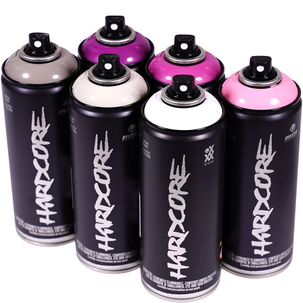 MTN Hardcore 2 "Multi Color Sixpack - Stone Flower Tones" (6x400ml)