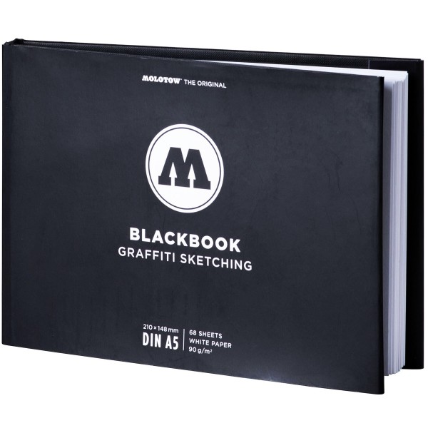 Molotow "Blackbook Graffiti Sketching" A5 Querformat