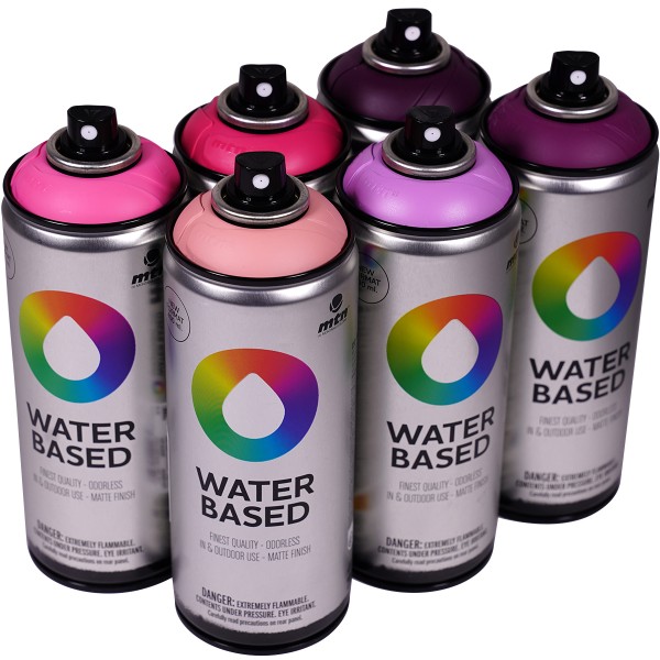 MTN Water Based "Sixpack Bubblegum Tones" (6x400ml)