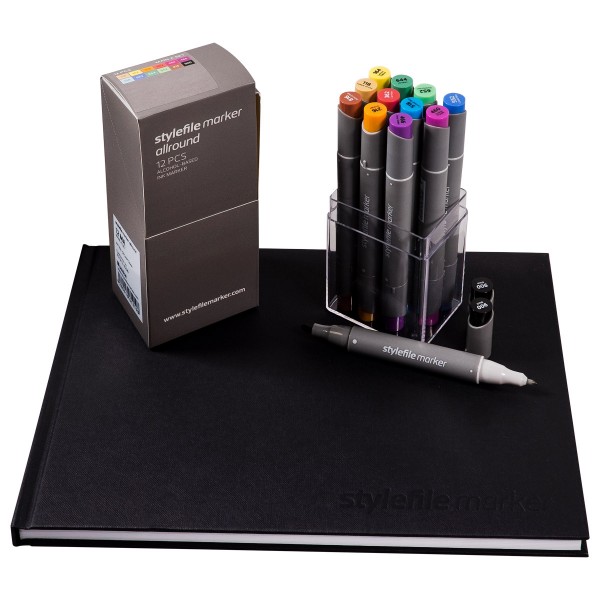Professional Twinmarker Lackmarker Stifte Architektur Twin pen Grafik zeichnen