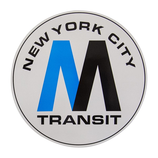 OTR Magnet "NYC MTA Logo" Big (45x45cm)